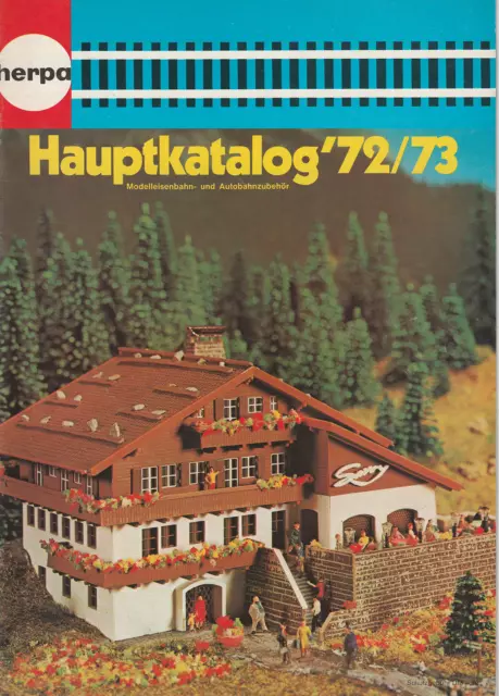 Katalog: Herpa Hauptkatalog 1972/1973 für H0 und N und Autobahn