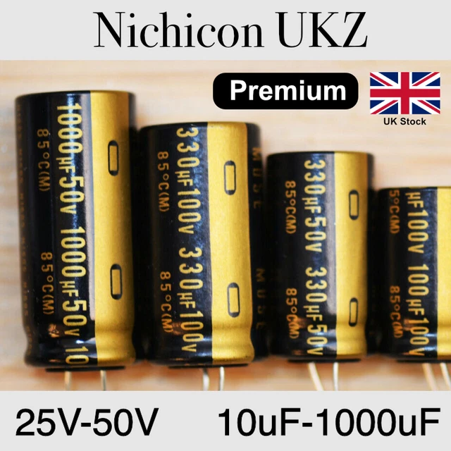 XINBY 5-Pack 0.47uF 50V 105°C Radial Electrolytic Capacitors – 4x10mm