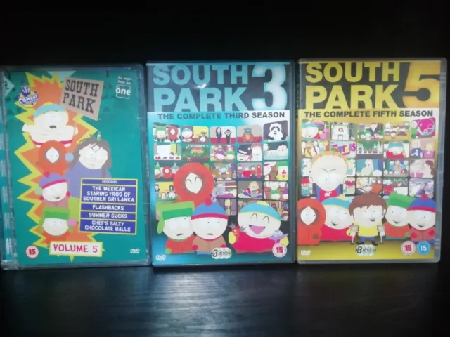 South Park - Volume 5 - Season 3 & 5 - PAL UK Region 2 - DVD - 7 Discs