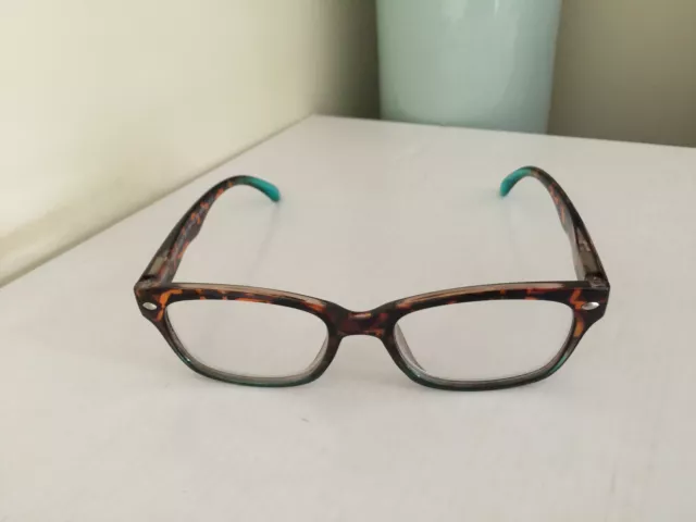 Foster Grant Eyeglasses Tortoise rectangle Frame size 52[ ]18 143 PL1117 Ravi