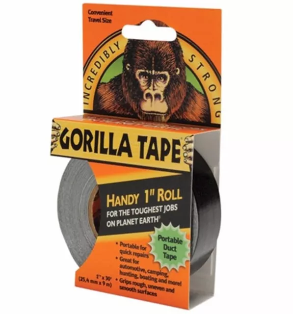 Gorilla Bande Pratique Rouleau Pour Go 25mm 2.5cm X 9M Fort Joint Adhésif Ruban