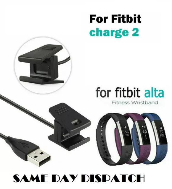 USB Ladegerät Ladekabel Leitung für Fitbit Alta HR Charge 2 Armband Aktivität 2