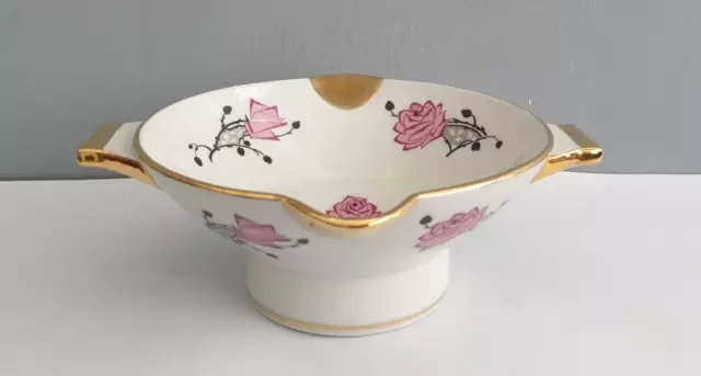 Saucière en porcelaine de Limoges Art Déco