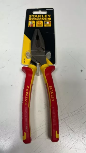 Stanley 0 84 002 Fatmax 1000V Vde 200Mm Combination Pliers