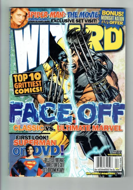Wizard Comic Magazine #115 2001 Wolverine E16