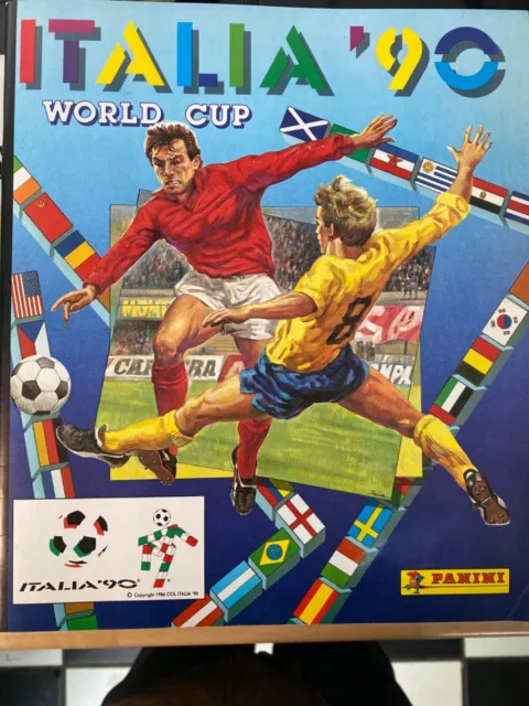 panini italia 90 world cup sticker album