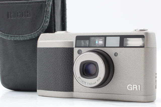 READ [Near MINT] LCD Works Ricoh GR1 Silver Point & Shoot Film Camera From JAPAN