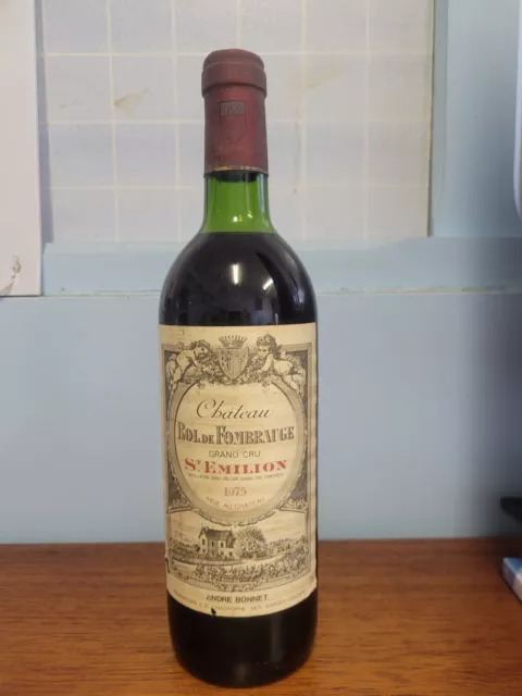 vin saint emilion Chateau Rol De Fombrauge 1975