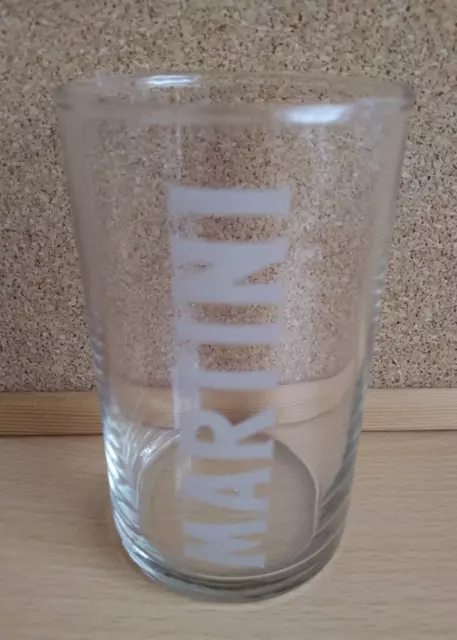 Martini Etched Straight Glass