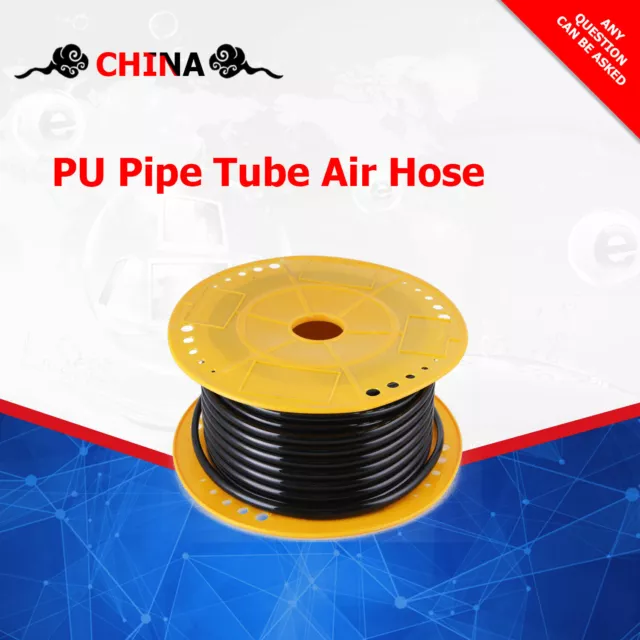 Polyurethane Flexible Tubing Nylon Pneumatic Air PU Pipe Tube Hose Various Sizes
