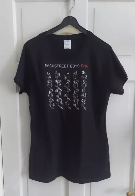 Port & Company Backstreet Boys DNA Tour T-Shirt Black Size Uk Medium Ladies