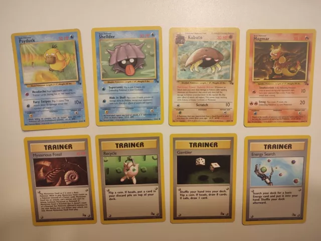 Pokemon Karten / Base Set / Fossil / Vintage