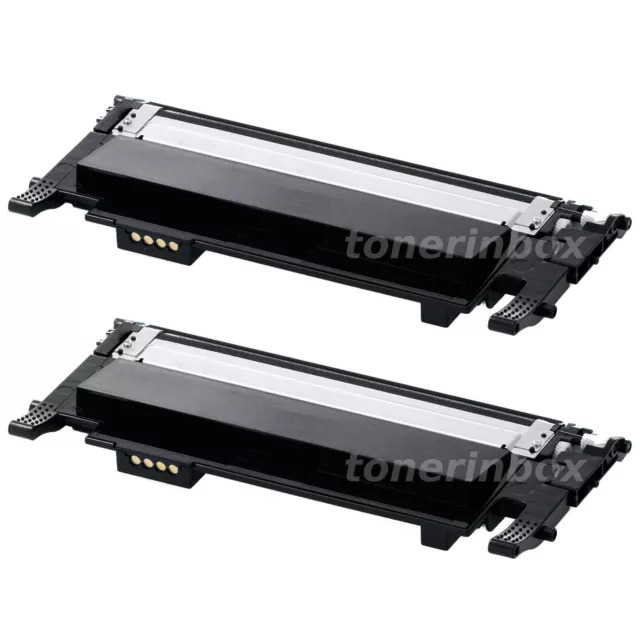 2 x CLTK407S CLT-K407S Black Toner For Samsung CLP-320 CLP-321N CLP-325 CLP-326