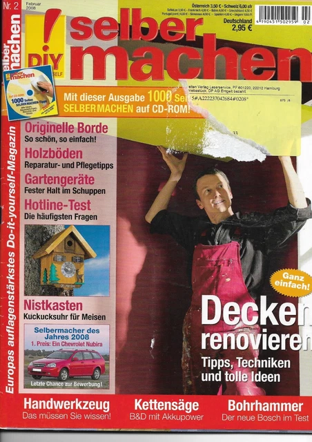 DIY! Zeitschrift SELBER MACHEN 2/2008 Bauanleitung  NISTKASTEN Kuckucksuhr