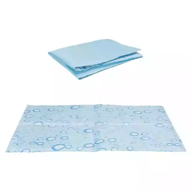 TRIXIE Tapis rafraîchissant pour chiens Bleu clair 50 x 40 cm / 65 x 50 cm TRIXI