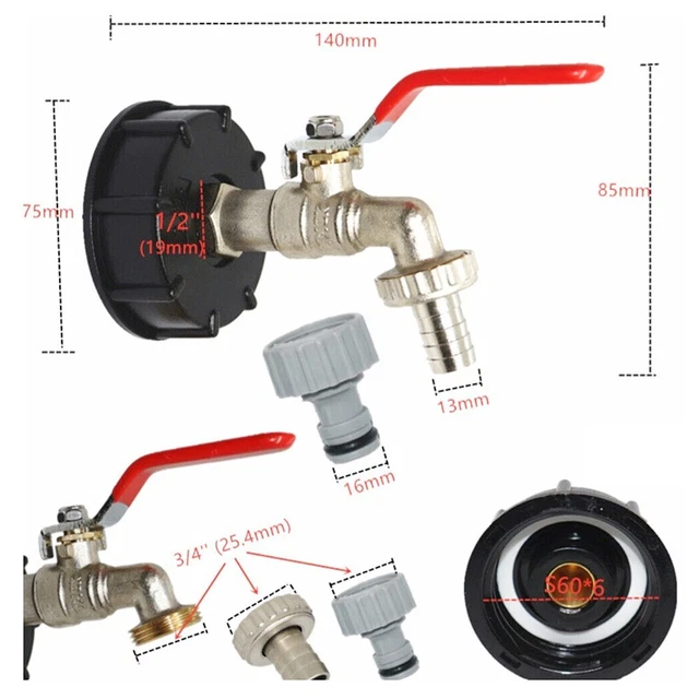 Robinet Vanne 1/2 PEX A Sans Pli XFITTING - 1/4 De Tour, Pour Arrosage Jardin Ou Plomberie