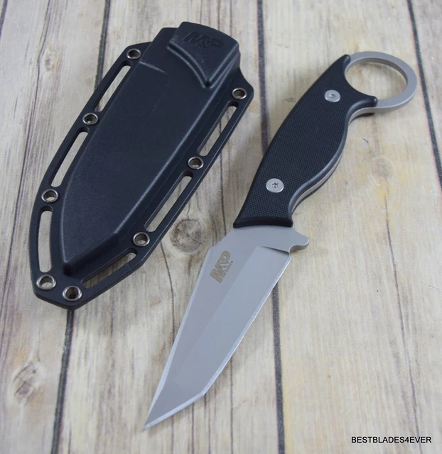 SMITH & WESSON M&P Chokehold Fixed Blade Hunting Knife With Hard Sheath