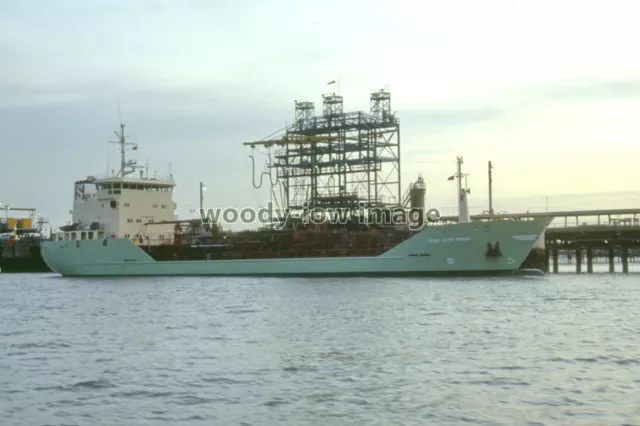 SLCB0425 - Danish Coastal Tanker - Stolt Jytte Terkol ,built 1991 - Colour Slide