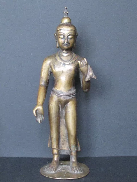 Antik Buddha aus Bronze Aus Nepal