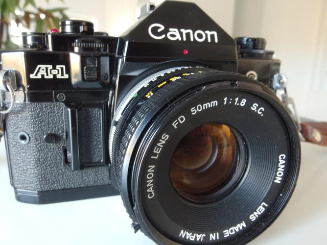 Canon A1 + Canon FD 50 mm 1.8 SC