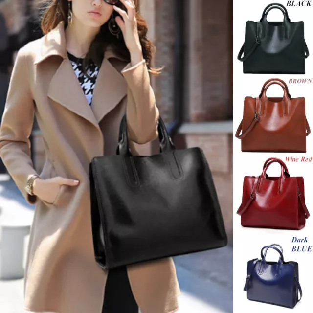 Damen Designer Mode Handtasche Tragetasche groß Büro Damen Schultertaschen PU Leder