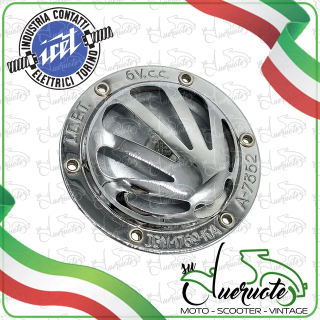 Clacson ZINCATO 12V Per Piaggio Vespa 125 150 200 PX E Arcobaleno - Modello CI0429 - Foto 2