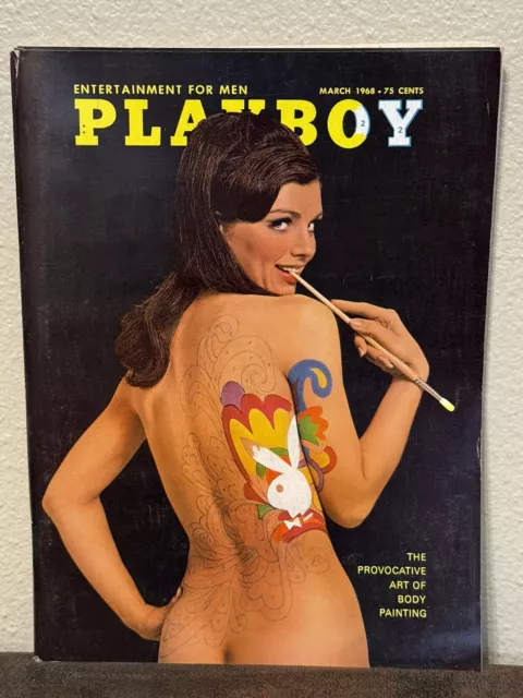 Playboy Magazine March 1968 Sharon Kristie Cover Michelle Hamilton Centerfold