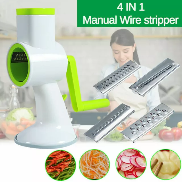 Multifunction Manual Round Vegetable Cutter Slicer Grater Shredder Kitchen Tools