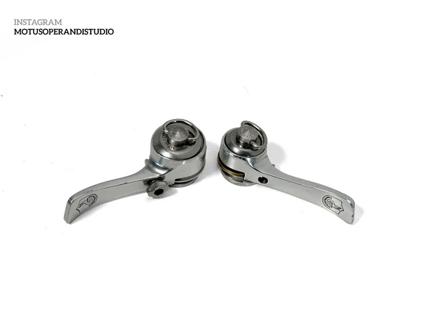 Jeu De Manettes Campagnolo Syncro C Record - 8 Vitesses - Vintage - Très Bon état