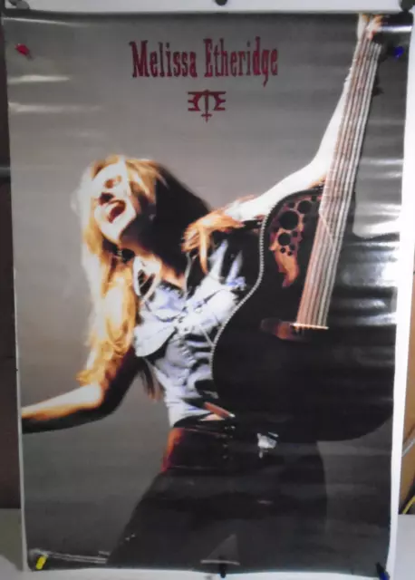 Rolled 1995 Winterland Melissa Etheridge Rock Singer Music 23X35 Poster