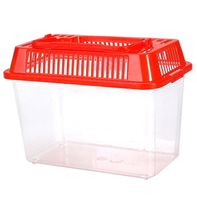 fish bowl Small Aquarium Betta Fish Tank Box LED Mini Plastic Animals