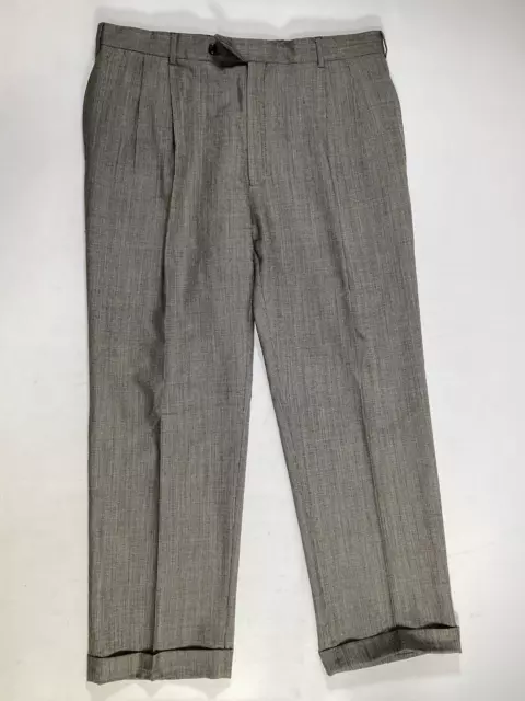 Mens Unbranded Gray Dress Pants Size 36x30 EUC
