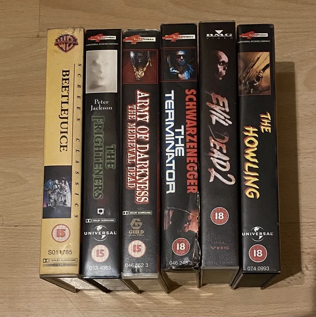 RETRO 90S HORROR VHS Tapes £7.50 PicClick UK