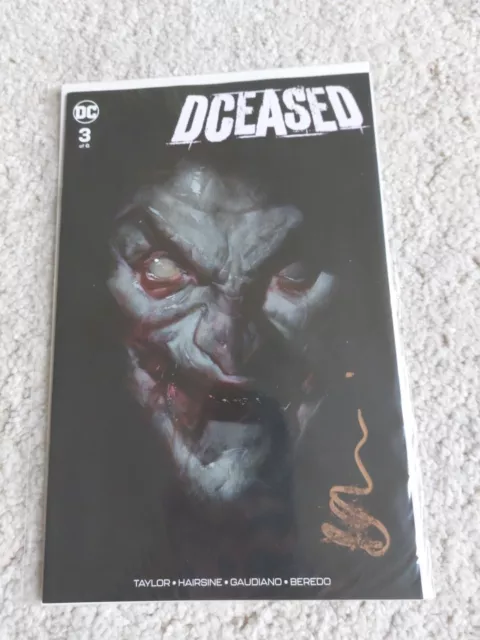 DCEASED 3 SIGNED!! Ben Oliver Signed Forbidden Planet variant (2019)