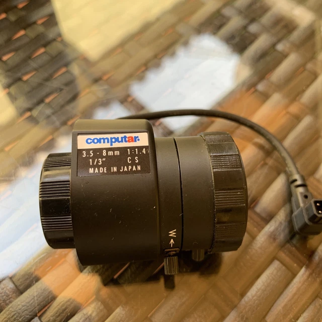 Computar 3.5-8mm f1.4 CCTV MADE JAPAN TV CS-MOUNT LENS WIDE CAMERA DVR 1/3 CCD