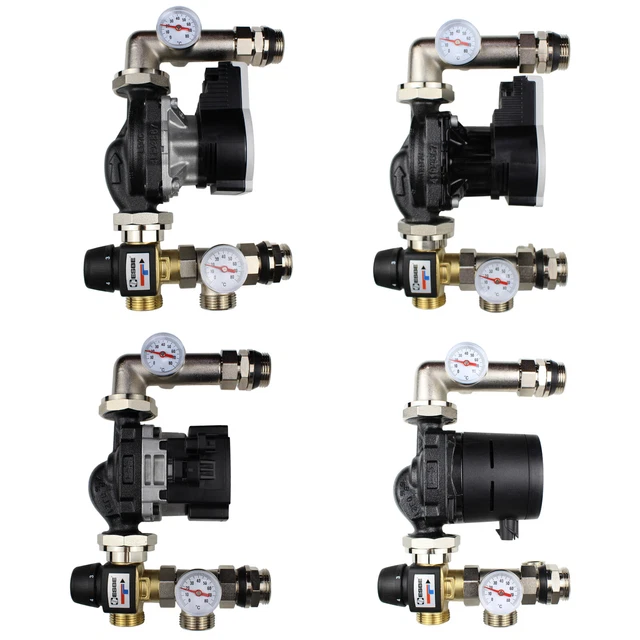 Festbrennstoff-Lade-Set Mit Festwertregler STM 10-230 Und Pumpe Grundfos Alpha 2L 25-60 OEM / HKSFRA Bei