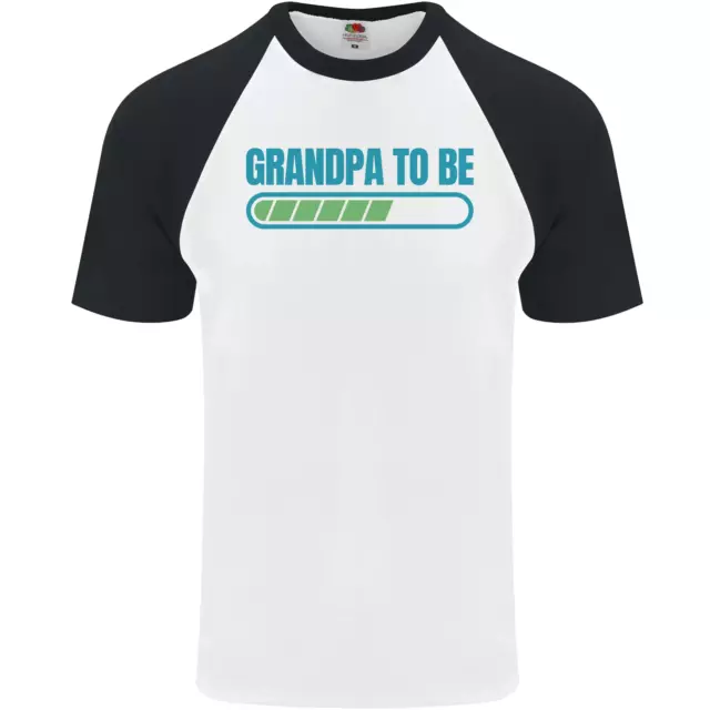 Grandpa to Be Funny New Baby Birth Mens S/S Baseball T-Shirt