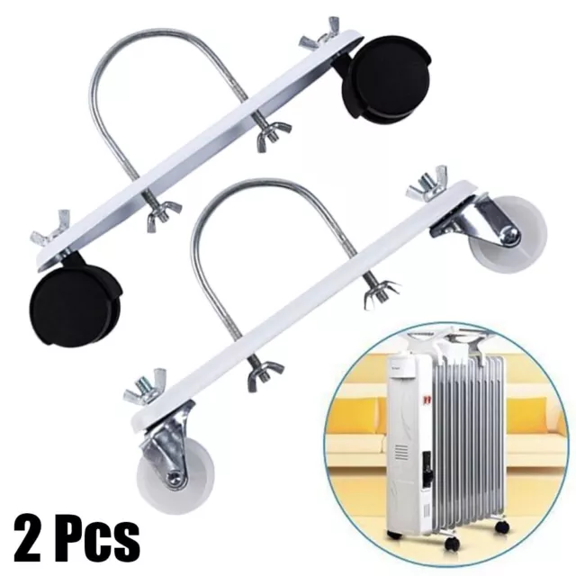 Electric Heater Stand with 2 Caster Wheels for Easy Mobility and Storage
