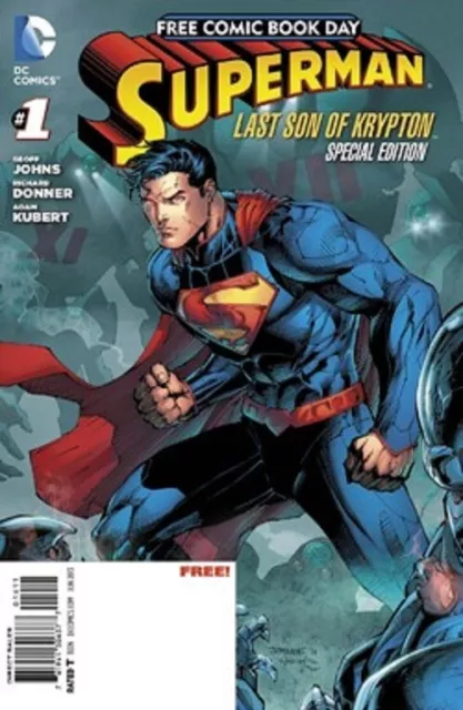 Fcbd 2013: Superman: Last Son Of Krypton Special (2013) Vf/Nm Dc *