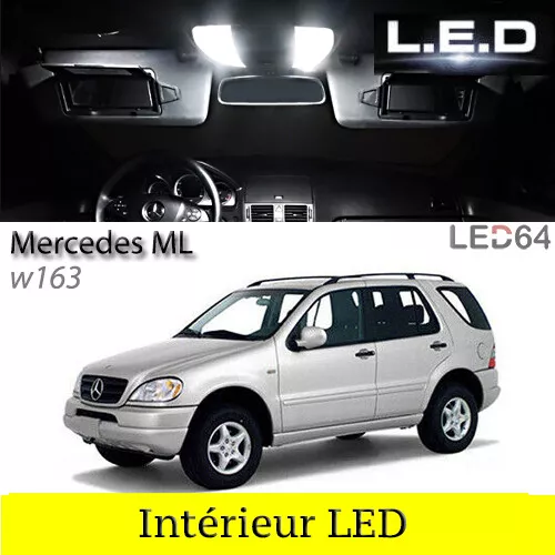 Kit ampoules à LED pour l'éclairage intérieur plafonnier blanc Mercedes ML  w163