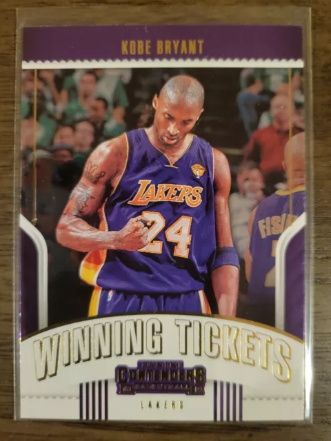 2018-19 Panini Contenders Winning Tickets Kobe Bryant #26, Lakers, HOF