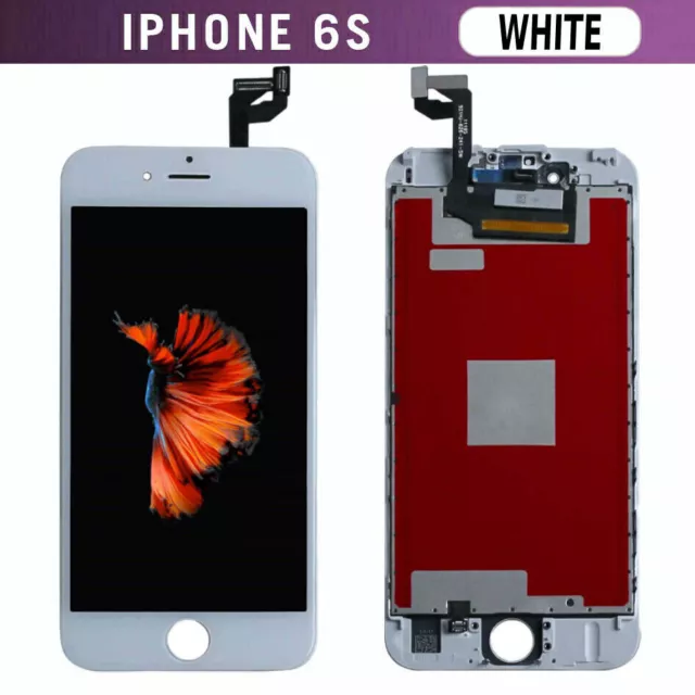 LCD Display Touch Screen Digitizer Replacement Assembly White For iPhone 6s 4.7"