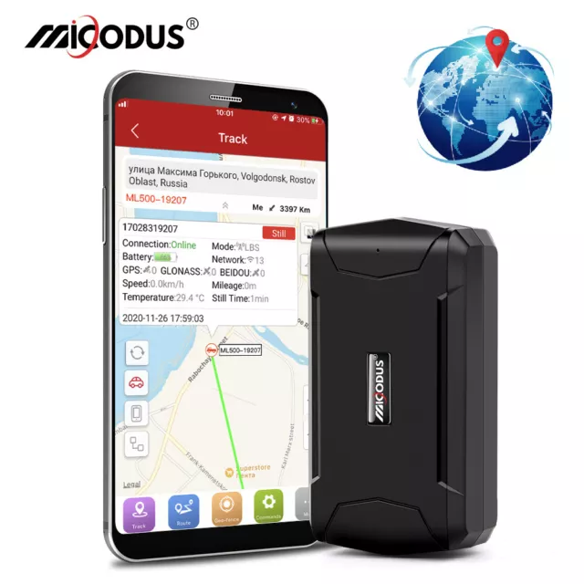 Car GPS Tracking Asset GPS Tracker 5000mah Magnetic Vehicle Locator Free Micodus