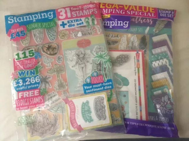 Pre-owned Creative stamping 2 x Magazine Bundle