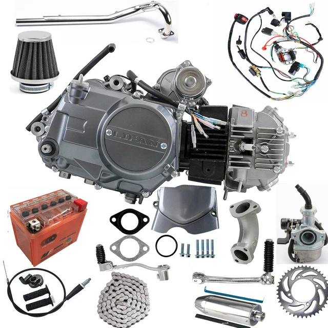 125CC ENGINE MOTOR Full kit Electric Kick Start ATV Dirt Bike CRF50
