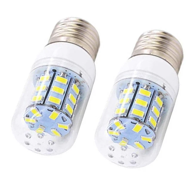 Ampoules DEL blanches chaudes durables E27 (2 pièces) améliorent votre réfrig