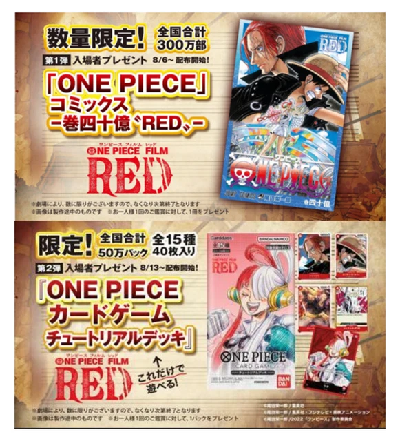 ONE PIECE FILM RED Movie Limited Card Game Tutorial Deck & Book Vol. 4