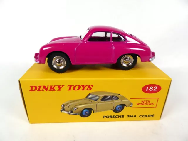 Porsche 356A Coupé rose- DINKY TOYS DeAgostini VOITURE MINIATURE MODEL CAR - 182