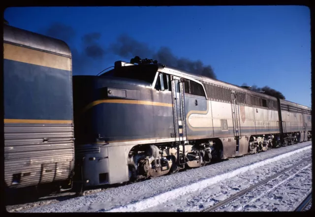 Original Rail Slide - DH Delaware & Hudson 18 Saratoga Springs NY 1-10-1970