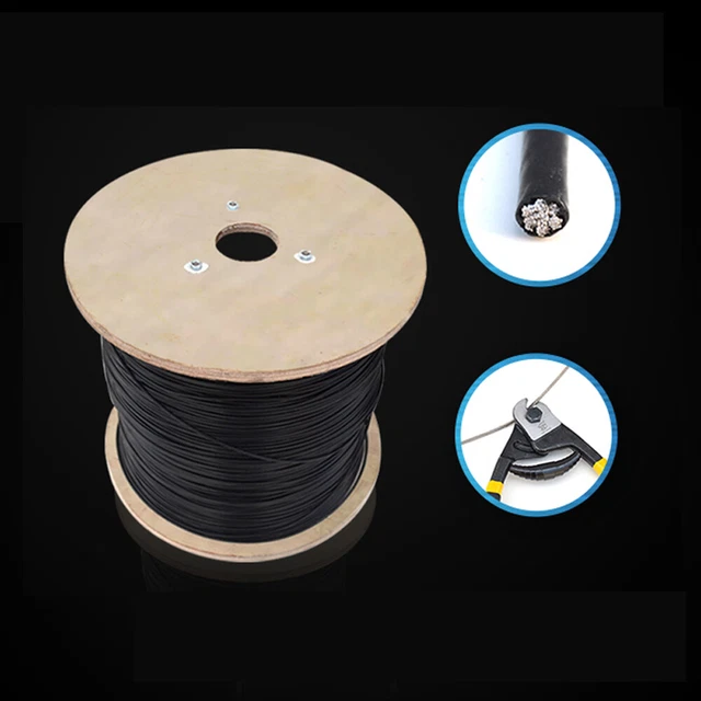 Drahtseil in PVC Ummantelt ab 1 mm bis 6 mm Seil Draht Seil Stahlseil Rostfrei